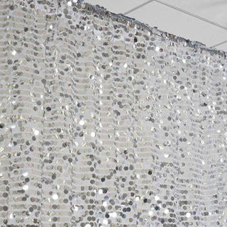 Create Unforgettable Moments with the Silver Sequin Backdrop