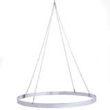 20inch | 4 Panel Hanging Ceiling Drapery Hoop Hardware and FREE Tool Kit#whtbkgd