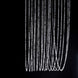 15 Strands | 15ft Crystal Beaded Ceiling Drape Curtains and Hanging Kit
