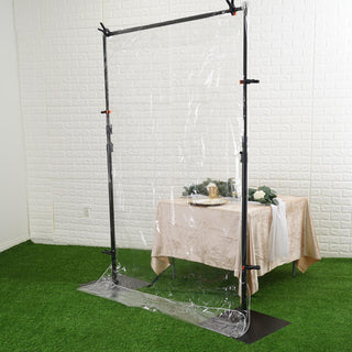 Clear Portable Isolation Wall Kit - Create a Safe and Stylish Event Space