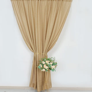 8ftx8ft Natural Jute Faux Burlap Backdrop Panel: Create a Rustic Atmosphere for Your Event
