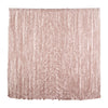 8ftx8ft Dusty Rose 3D Leaf Petal Taffeta Fabric Photography Backdrop Drape, Event Curtain Panel