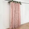 8ftx8ft Dusty Rose 3D Leaf Petal Taffeta Fabric Photography Backdrop Drape, Event Curtain Panel