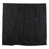 8ftx8ft Black 3D Leaf Petal Taffeta Fabric Event Curtain Drapery, Photo Backdrop Panel
