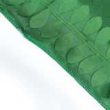 8ftx8ft Green 3D Leaf Petal Taffeta Fabric Event Curtain Drapery