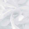 8ftx8ft White 3D Leaf Petal Taffeta Fabric Event Curtain Drapery#whtbkgd