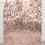 10sq.ft Shiny Blush Rose Gold Square Sequin Shimmer Wall Party Photo Backdrop#whtbkgd