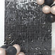 10sq.ft Shiny Black Square Sequin Shimmer Wall Party Photo Backdrop
