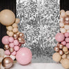 10sq.ft Shiny Silver Square Sequin Shimmer Wall Party Photo Backdrop