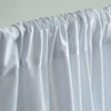 2 Pack White Inherently Flame Resistant Scuba Polyester Curtain Panel Backdrops Wrinkle Free