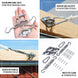 Rectangle Stainless Steel Sun Shade Sail Installation Hardware Kit