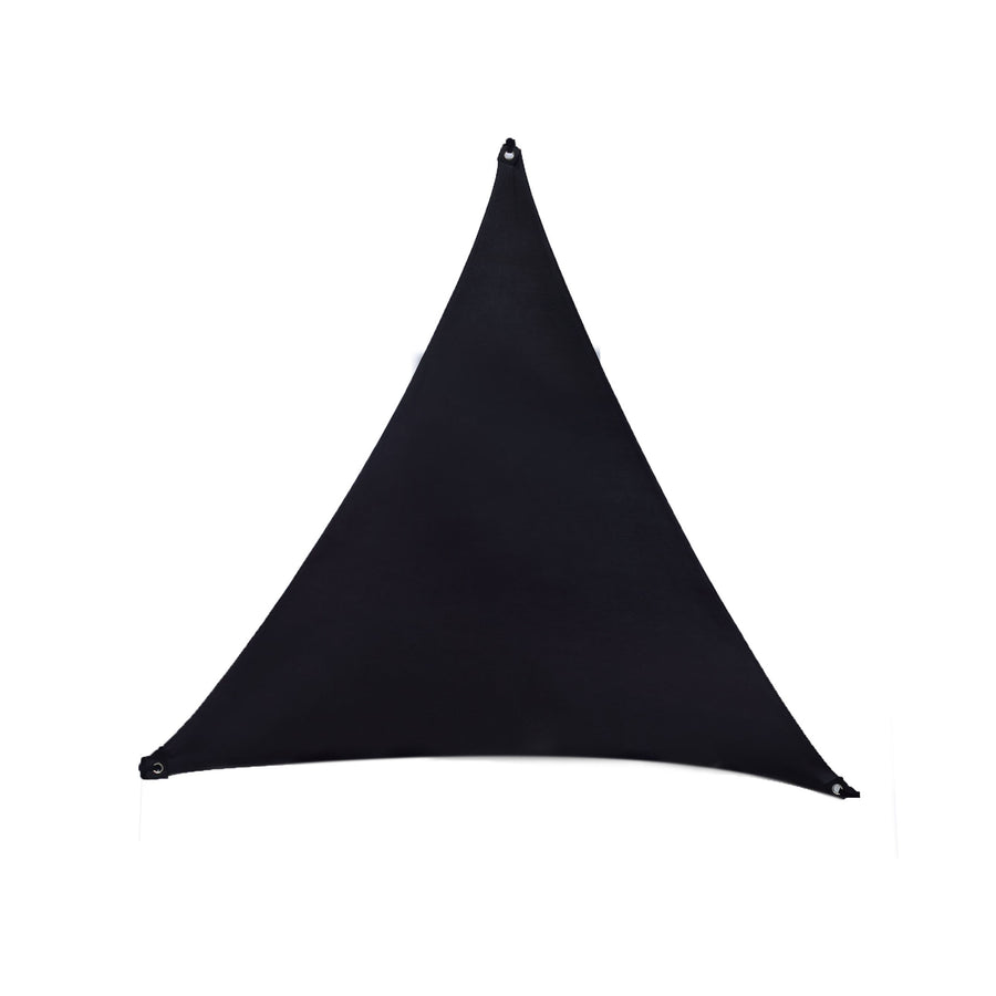 6ft Black Triangle Sun Shade Sail Canopy, Spandex Stage Backdrop#whtbkgd