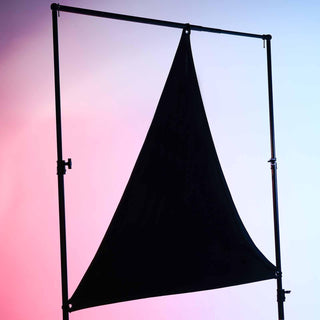6ft Black Triangle Sun Shade Sail Canopy