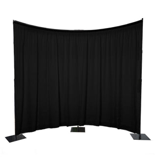 Elevate Your Event Decor with the 11ftx13ft Triple Base DIY Heavy Duty Curved Photography Backdrop Stand