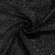 7.5ft Black Metallic Shimmer Tinsel Spandex Round Backdrop, 2-Sided Wedding Arch Cover#whtbkgd