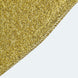 7.5ft Champagne Metallic Shimmer Tinsel Spandex Round Backdrop, 2-Sided Wedding Arch Cover