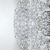 7.5ft Sparkly Silver Double Sided Big Payette Sequin Round Fitted Wedding Arch Cover