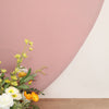 7.5ft Matte Dusty Rose Round Spandex Fit Wedding Backdrop Stand Cover