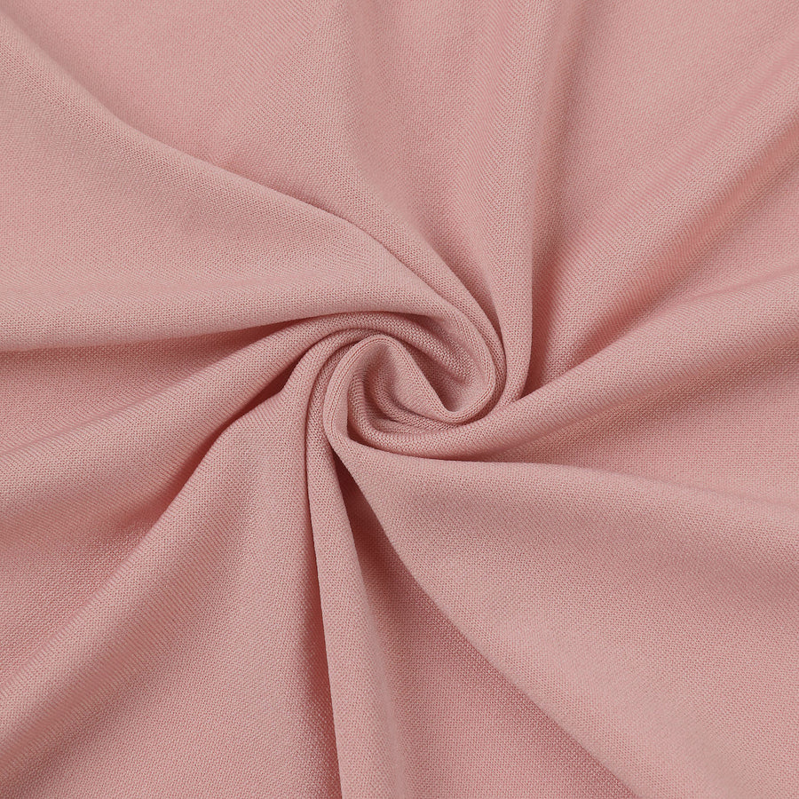 7.5ft Matte Dusty Rose Round Spandex Fit Wedding Backdrop Stand Cover#whtbkgd