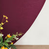 7.5ft Matte Burgundy Round Spandex Fit Wedding Backdrop Stand Cover
