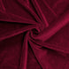 7.5ft Burgundy Soft Velvet Fitted Round Wedding Arch Cover#whtbkgd