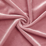 7.5ft Dusty Rose Soft Velvet Fitted Round Wedding Arch Cover#whtbkgd