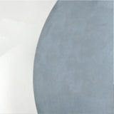 7.5ft Dusty Blue Soft Velvet Fitted Round Wedding Arch Cover