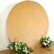7.5ft Champagne Soft Velvet Fitted Round Wedding Arch Cover