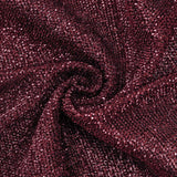 8ftx7ft Burgundy Metallic Shimmer Tinsel Spandex Hexagon Backdrop, 2-Sided Wedding Arch#whtbkgd