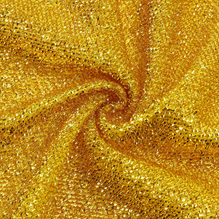 Transform Your Venue with the Gold Metallic Shimmer Tinsel Backdrop
