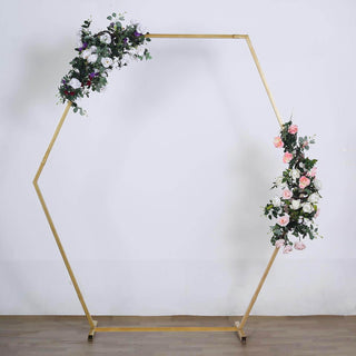 Create Unforgettable Memories with a Gold Hexagonal Photo Stand