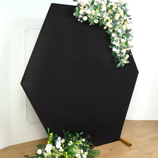 Black Spandex Wedding Arbor Backdrop: Create a Stunning Event Decor