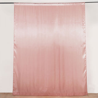 Elevate Your Event Decor with the Dusty Rose Satin Formal Event Backdrop Drape