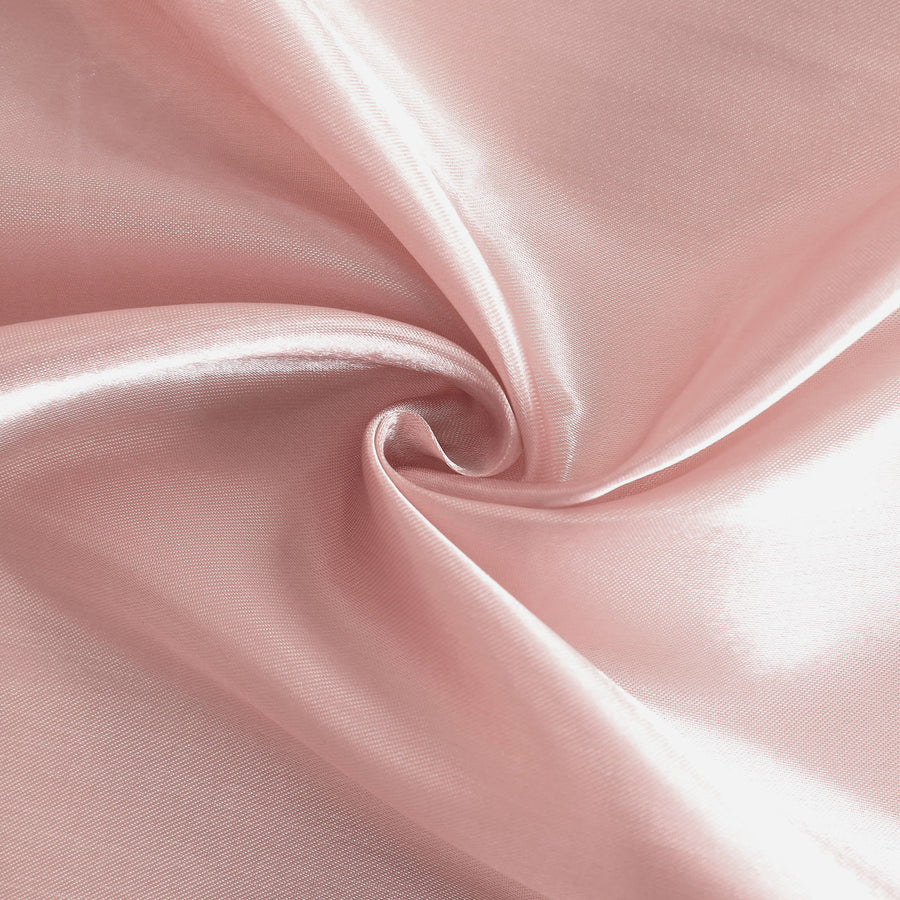 8ftx10ft Dusty Rose Satin Formal Event Backdrop Drape, Window Curtain Panel#whtbkgd
