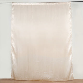 Versatile Beige Satin Backdrop for Any Occasion