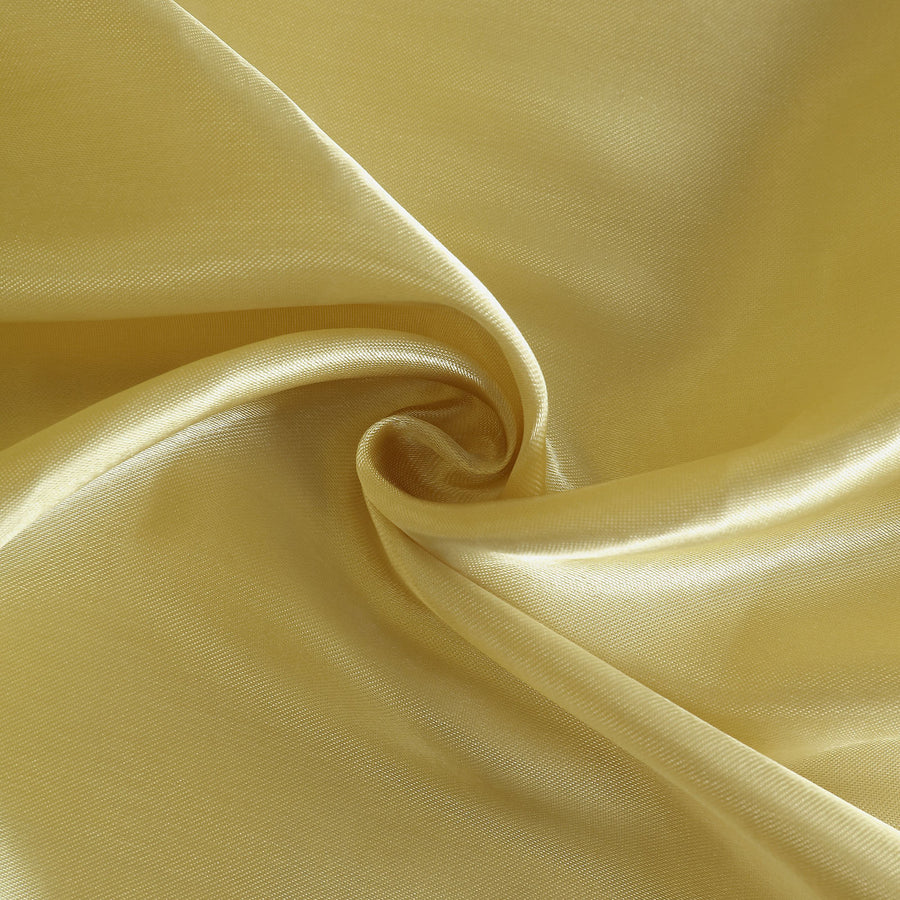 8ftx10ft Champagne Satin Formal Event Backdrop Drape, Window Curtain Panel#whtbkgd