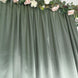 8ftx10ft Eucalyptus Sage Green Satin Formal Event Backdrop Drape