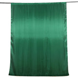 8ftx10ft Hunter Emerald Green Satin Formal Event Backdrop Drape