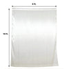 8ftx10ft Ivory Satin Formal Event Backdrop Drape, Window Curtain Panel