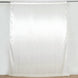 8ftx10ft Ivory Satin Formal Event Backdrop Drape, Window Curtain Panel