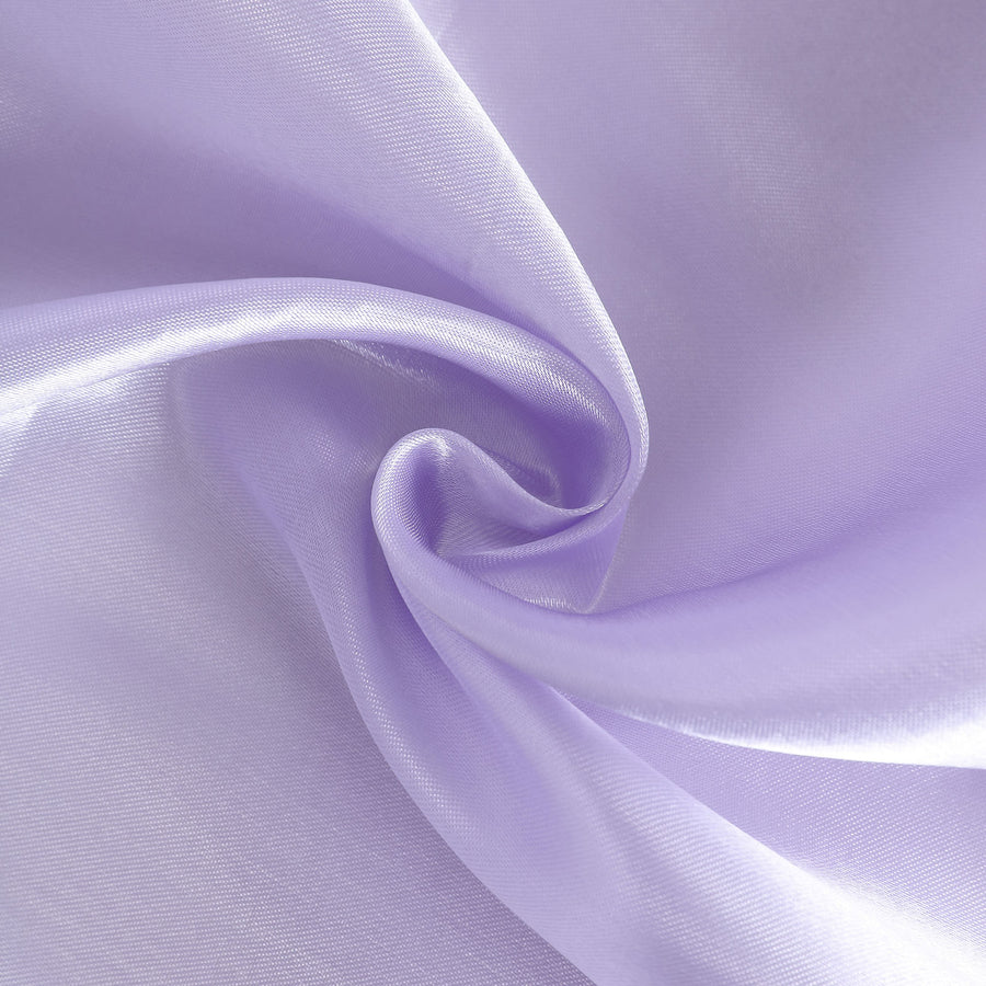 8ftx10ft Lavender Lilac Satin Formal Event Backdrop Drape, Window Curtain Panel#whtbkgd