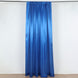 8ftx10ft Royal Blue Satin Formal Event Backdrop Drape, Window Curtain Panel
