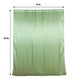 8ftx10ft Sage Green Satin Formal Event Backdrop Drape, Window Curtain Panel