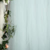 5ftx10ft Rod Ready Blue Dual Sided Sheer Tulle Backdrop Curtain Panel