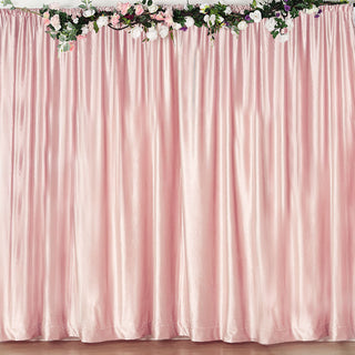 Enhance Your Event Décor with the 8ft Blush Premium Smooth Velvet Photography Curtain Panel