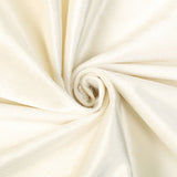 8ft Ivory Premium Velvet Backdrop Stand Curtain Panel, Privacy Drape#whtbkgd