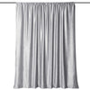 8ft Silver Premium Velvet Backdrop Stand Curtain Panel, Privacy Drape