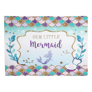 Create Unforgettable Memories with Our Mermaid Themed Vinyl Backdrop