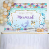 5ftx7ft "Our Little Mermaid" Print Vinyl Photography Booth Backdrop