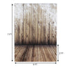 7ftx5ft Rustic Wood & Fairy Lights Prints Vinyl Photography Backdrop